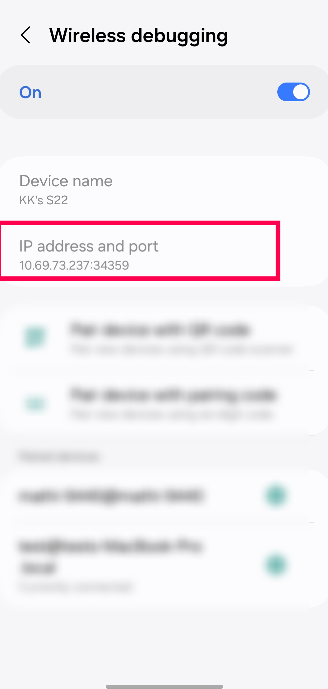 ADB port