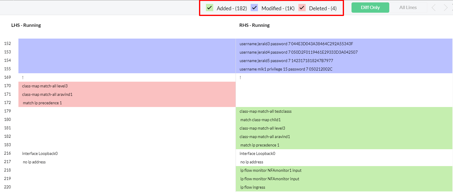 3Com Device Change Management - ManageEngine Network Configuration Manager
