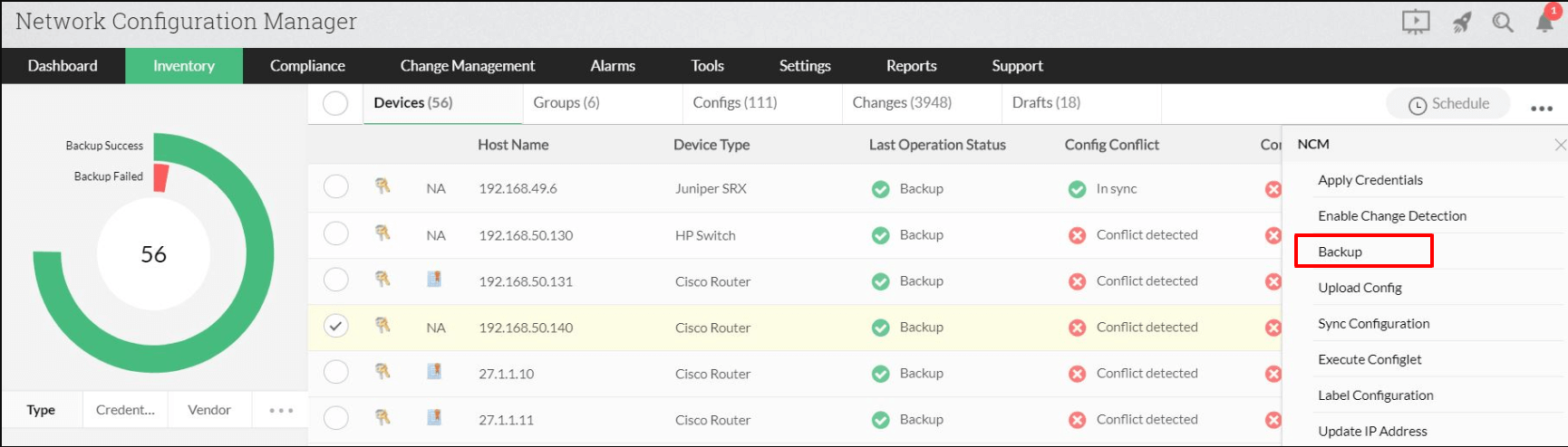 3Com Discovery Software - ManageEngine Network Configuration Manager
