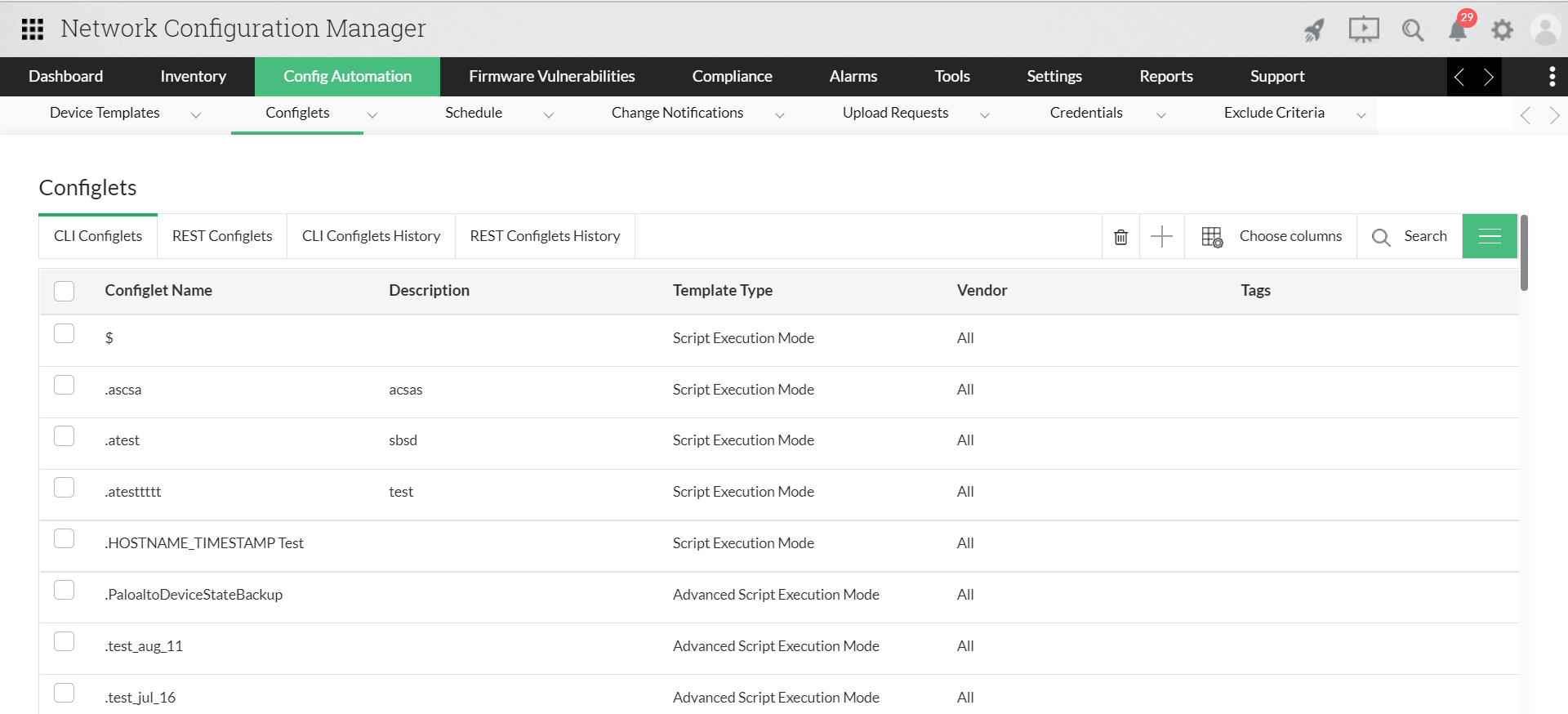 Configure 3com Switch - ManageEngine Network Configuration