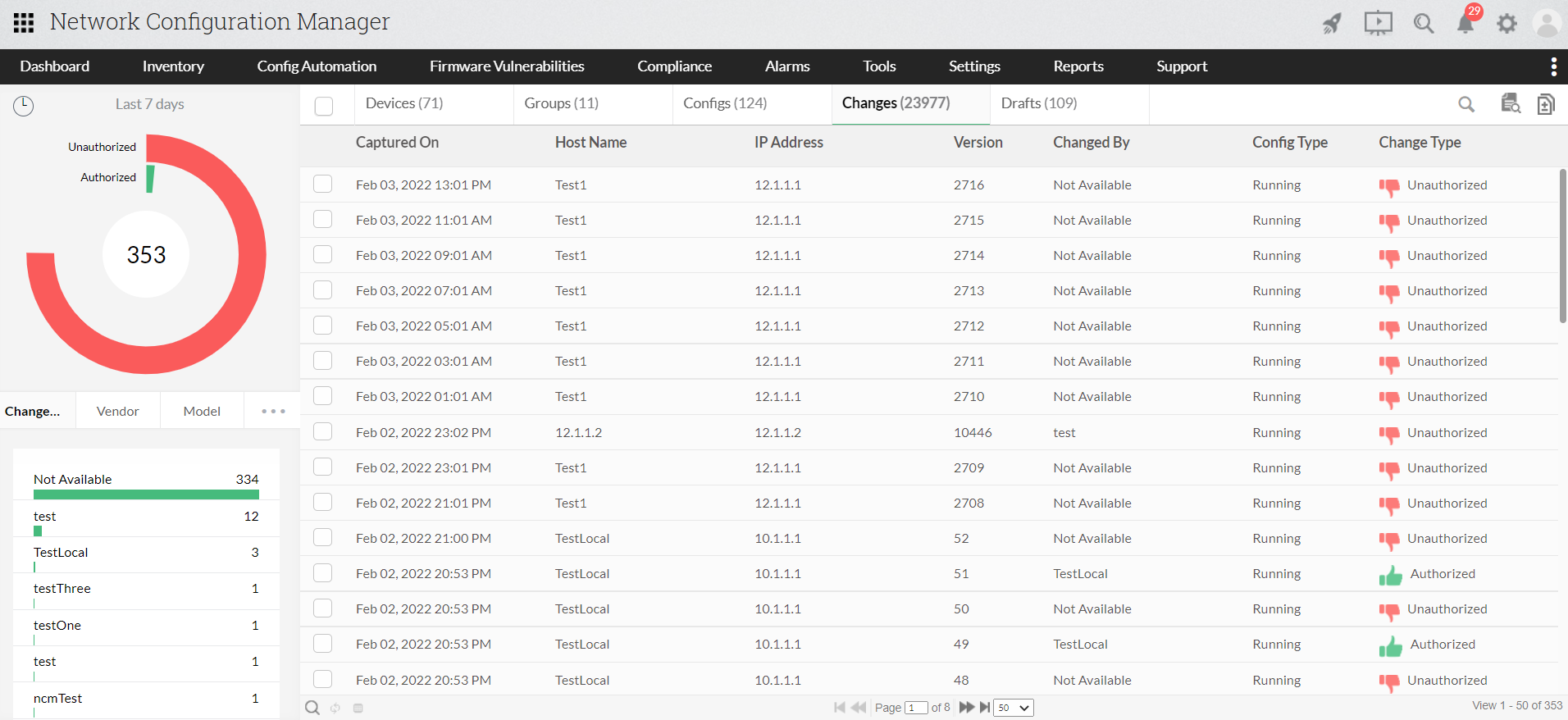 Brocade Router Configuration | ManageEngine Network Configuration