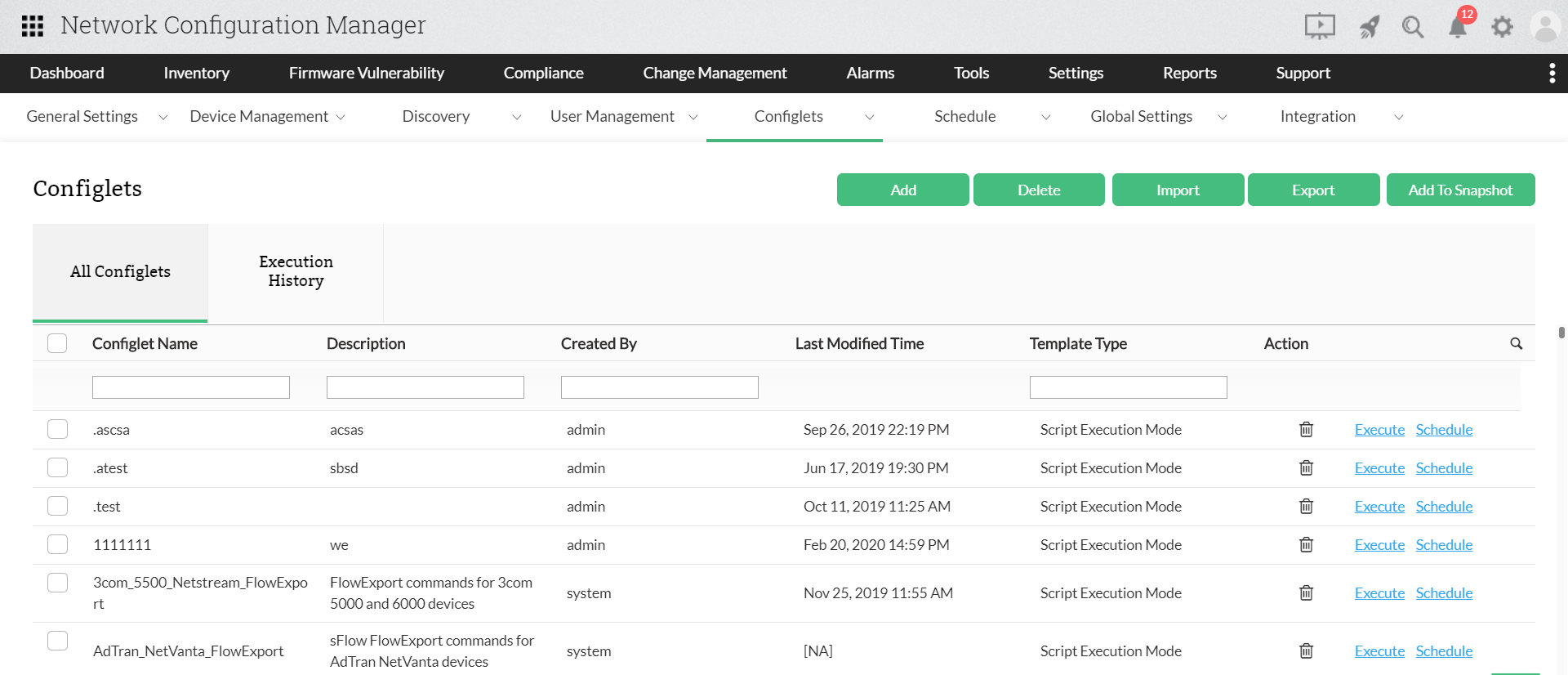 Manage NETGEAR Configuration - ManageEngine Network Configuration Manager