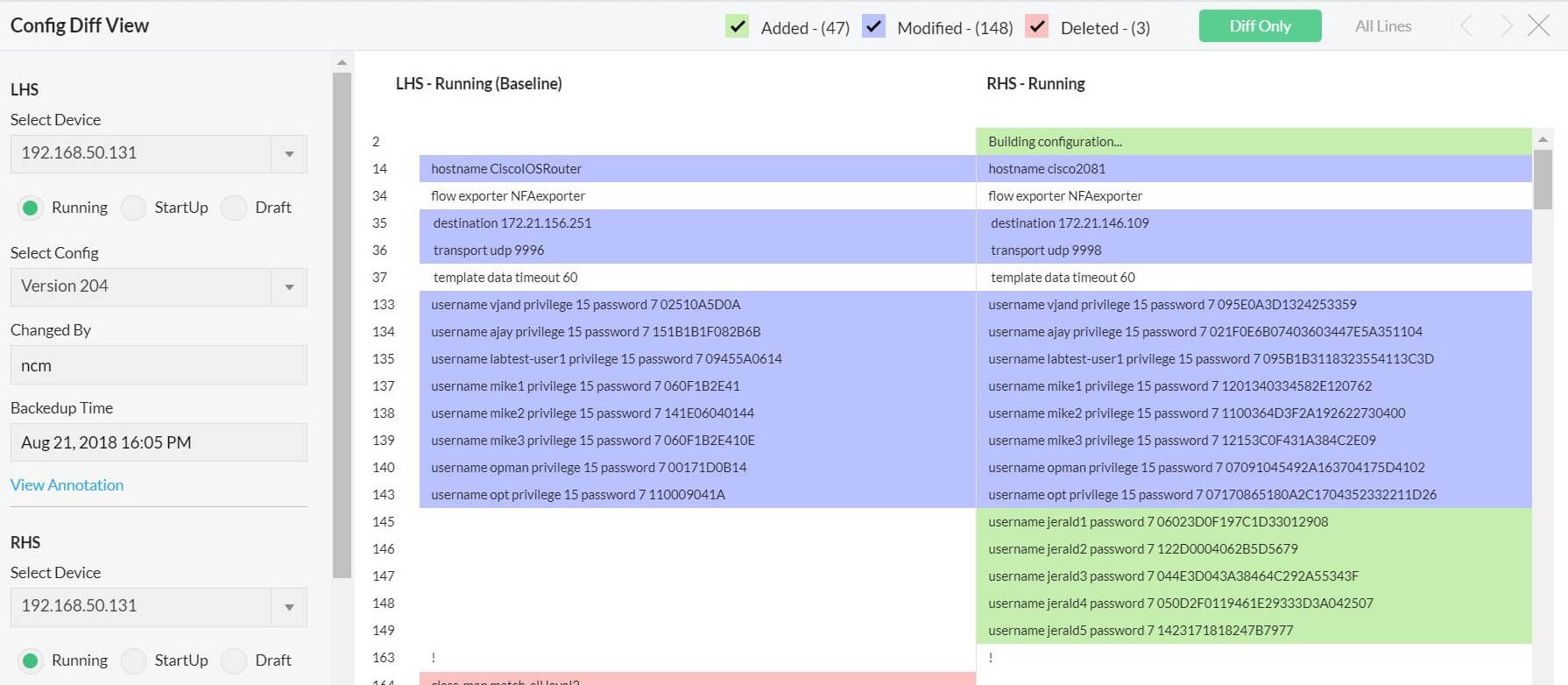 Automating Network Configuration - ManageEngine Network Configuration Manager