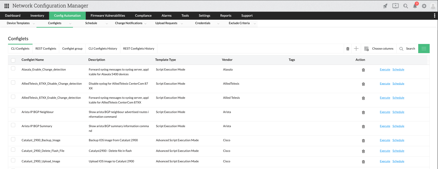 network-automation-configlets
