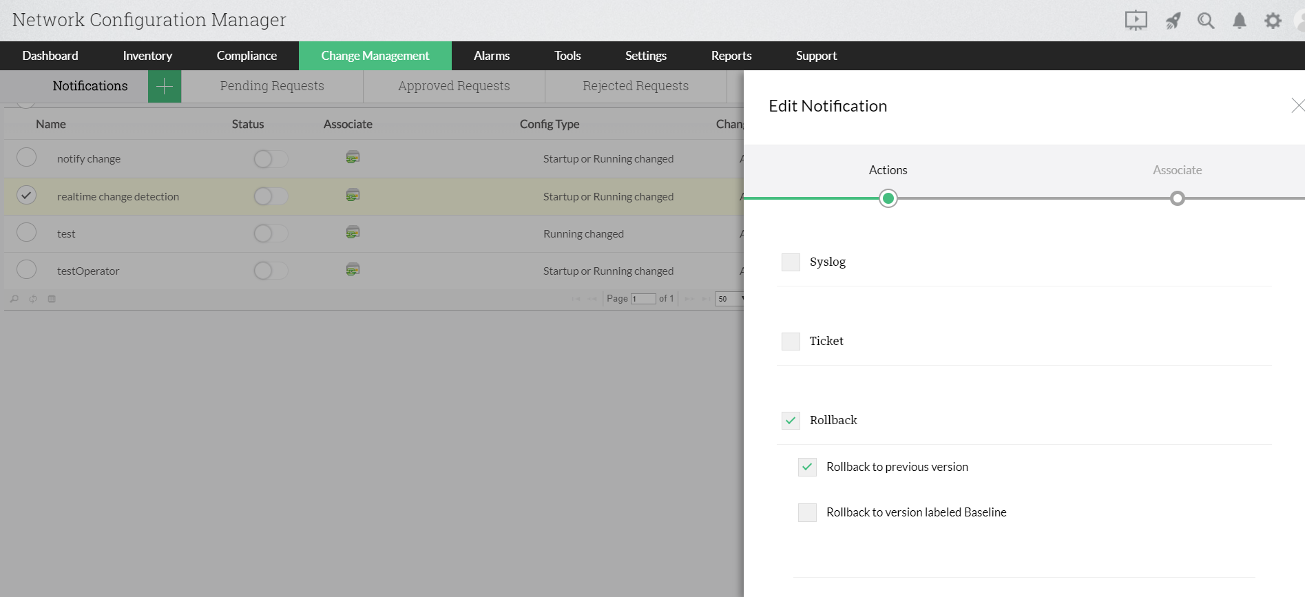 Troubleshooting Real Time Change Detection - ManageEngine Network Configuration Manager