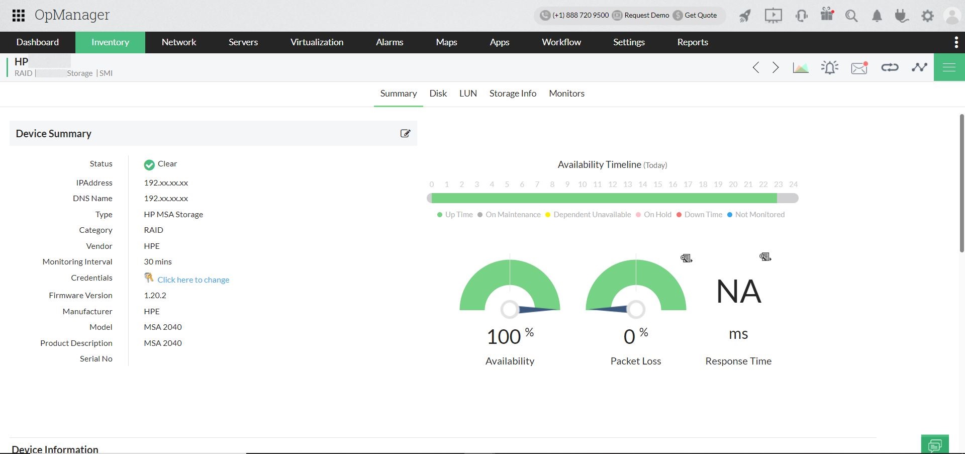 Network Device Monitoring Tool - ManageEngine OpManager