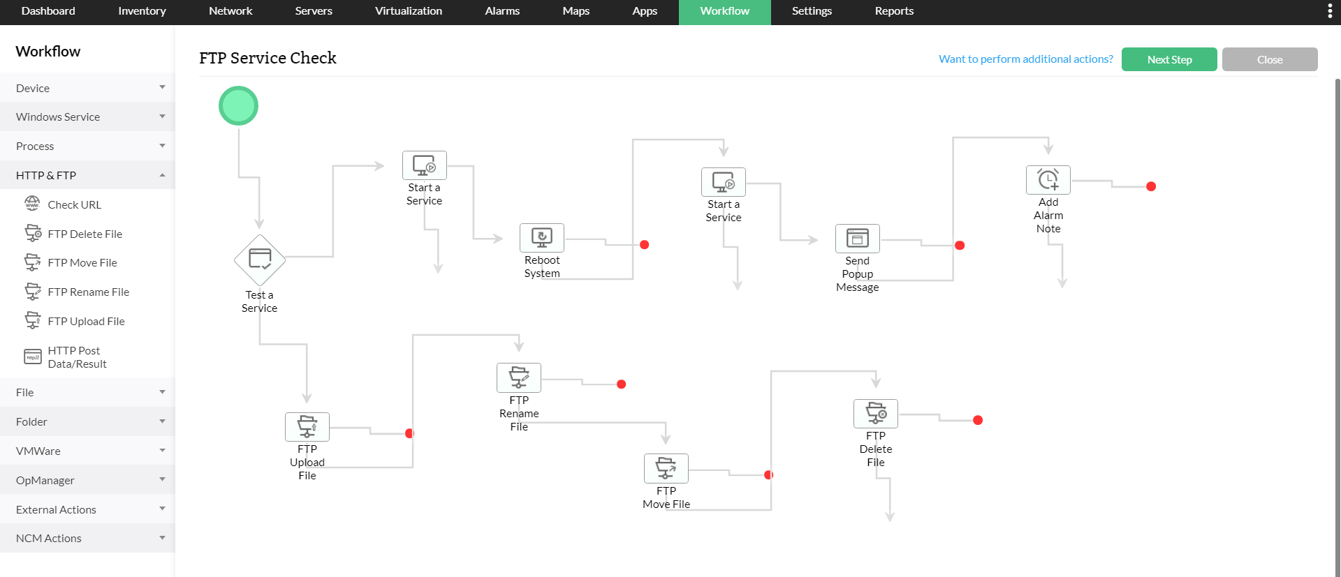 FTP Monitoring - ManageEngine OpManager