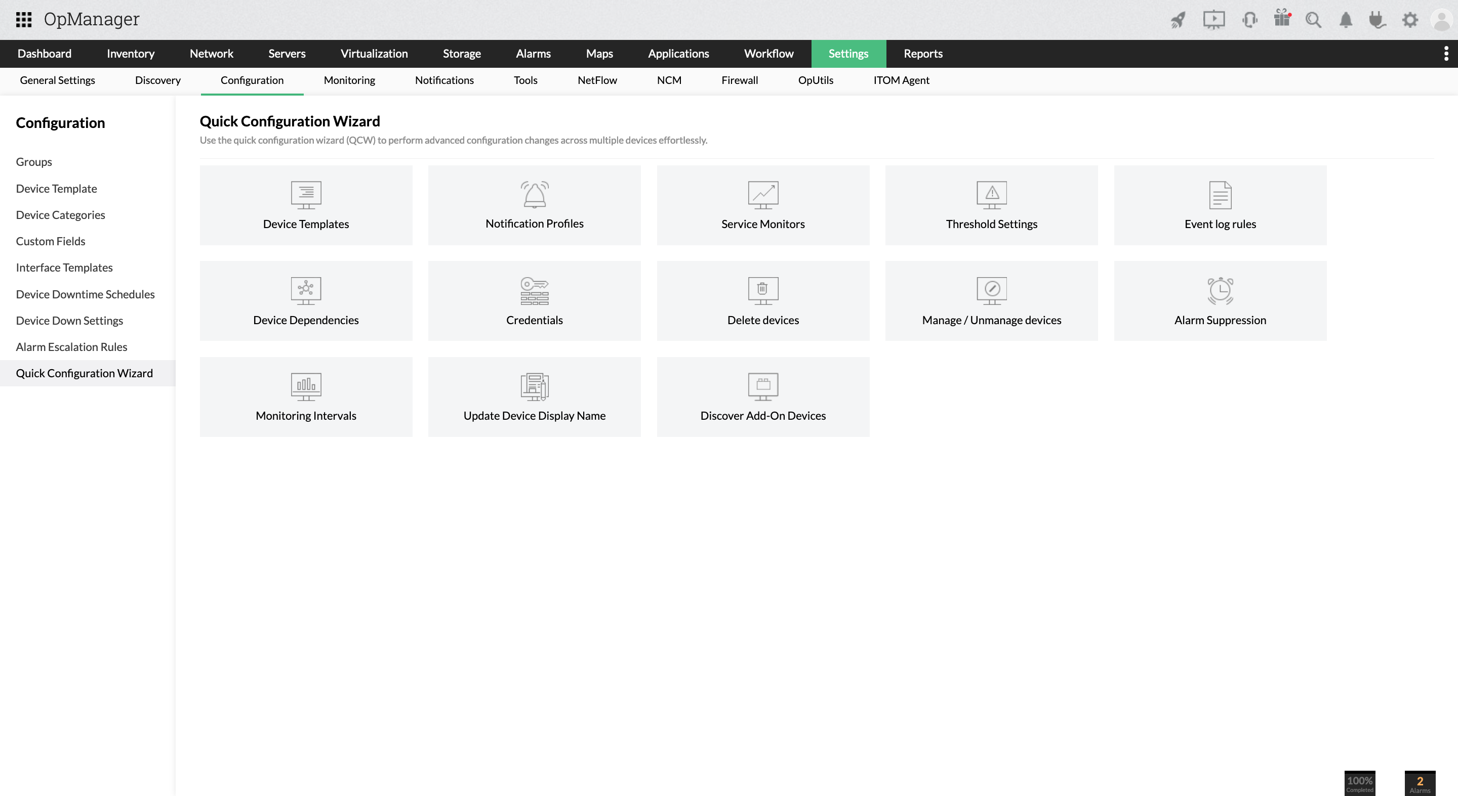 Grouping as Filter- ManageEngine OpManager