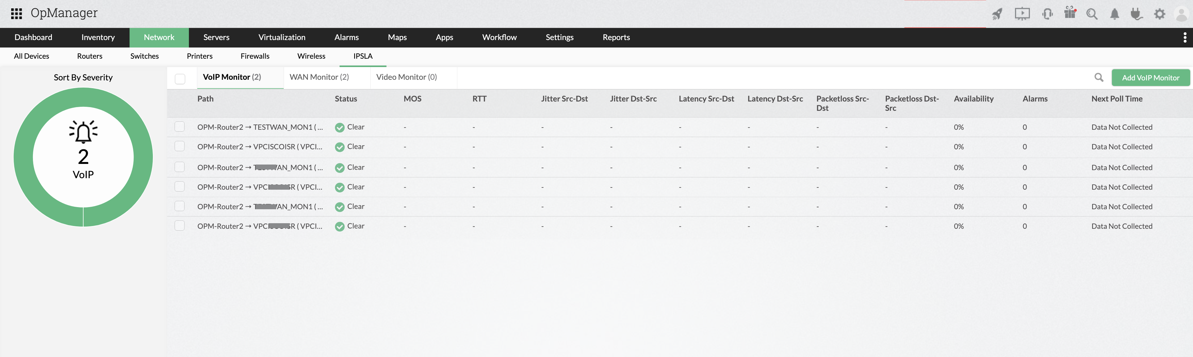 WAN Monitoring Tools - ManageEngine OpManager