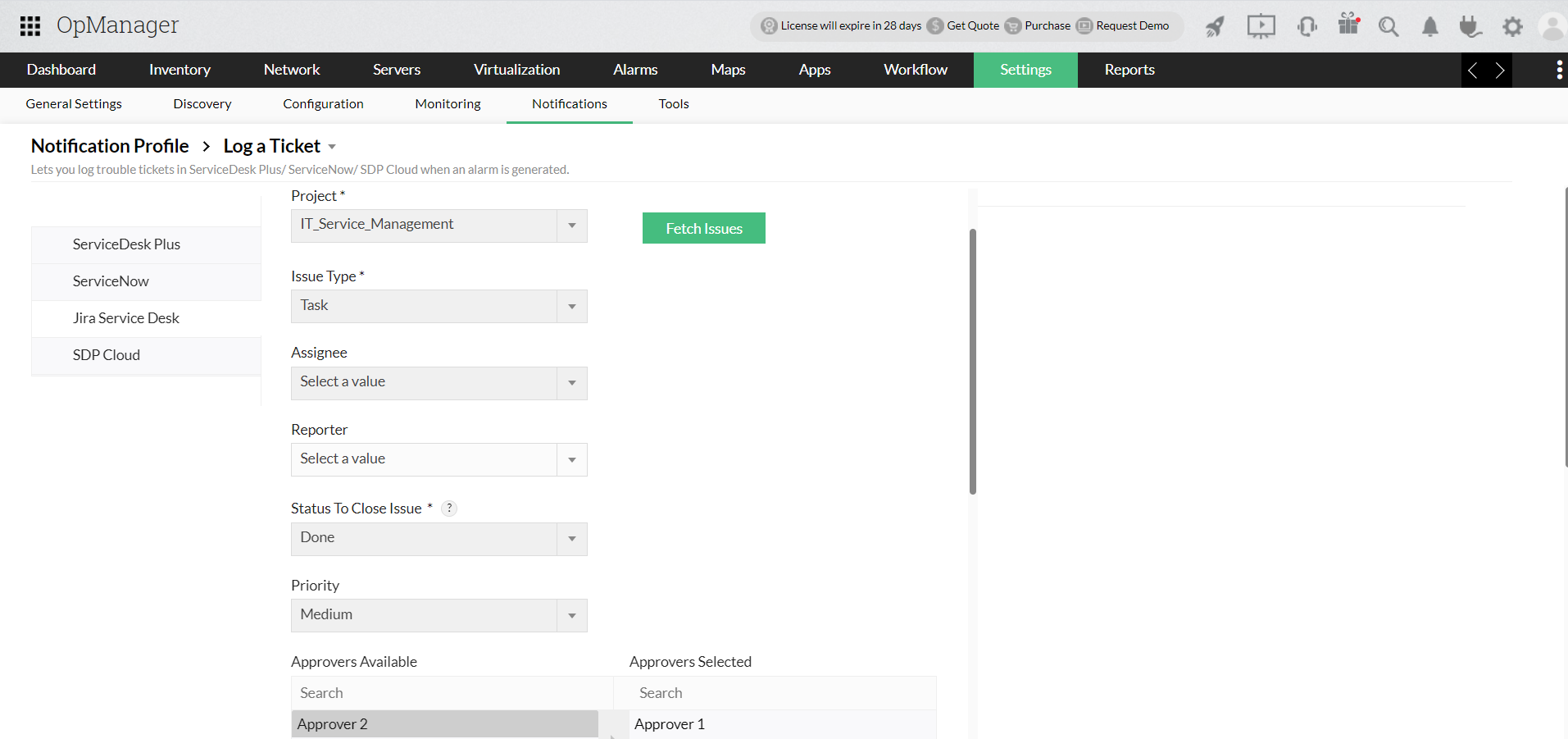 Simplified configuration for faster troubleshooting