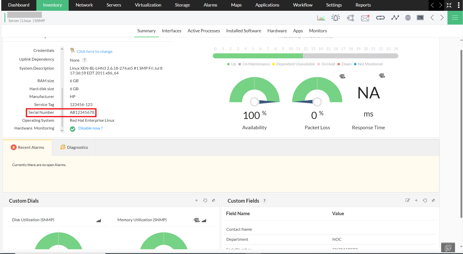 Data center visual modeling - ManageEngine OpManager