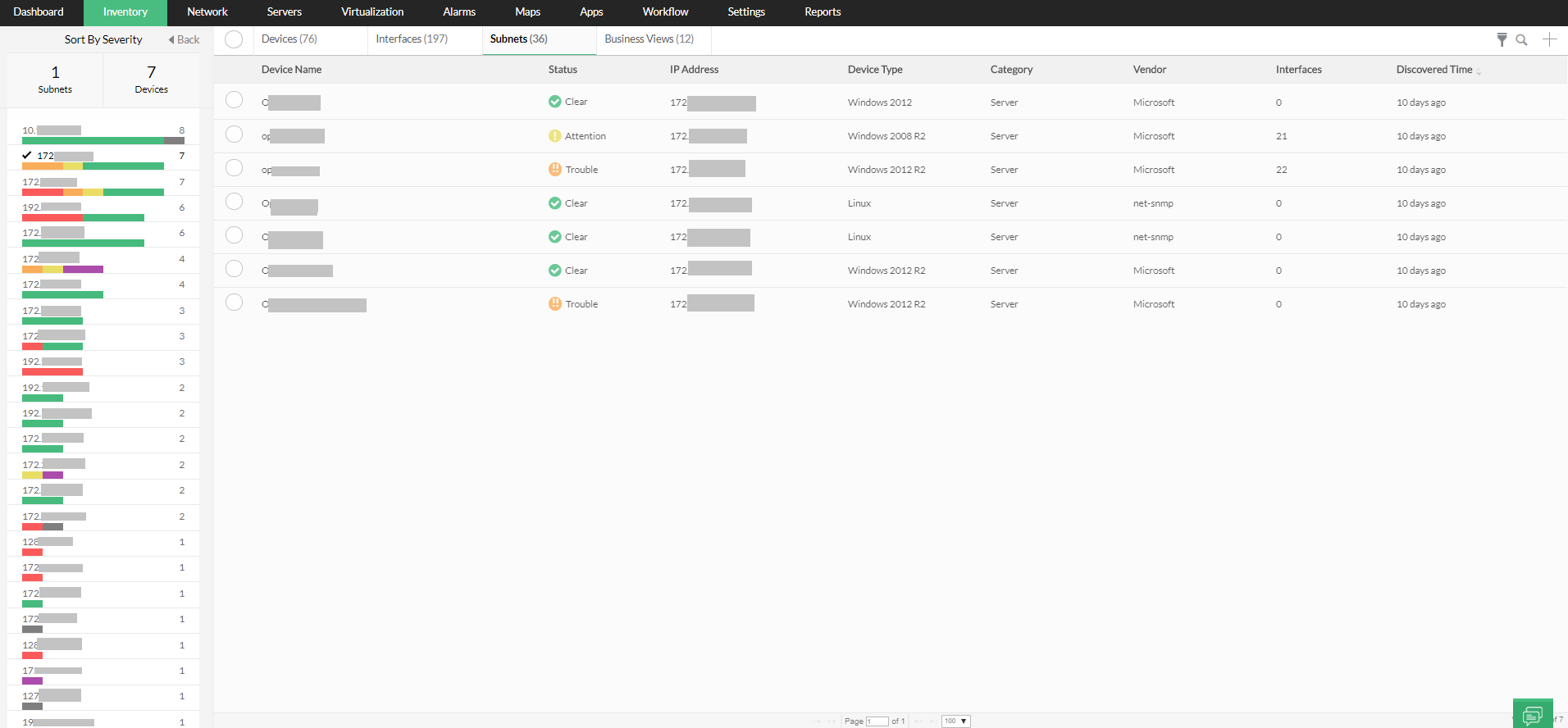 LAN monitoring software - ManageEngine OpManager