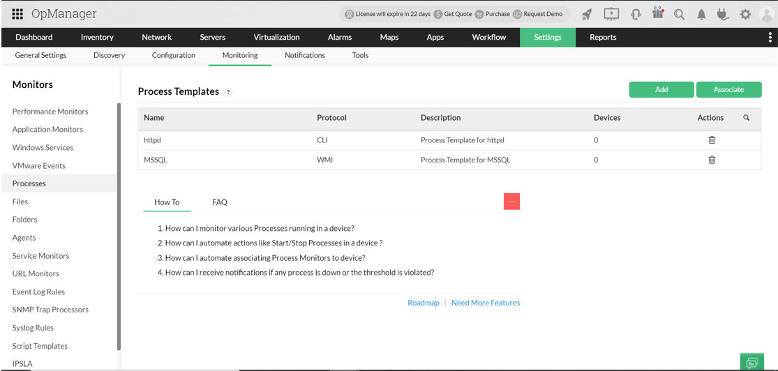 Linux Server Monitoring Tools - ManageEngine OpManager