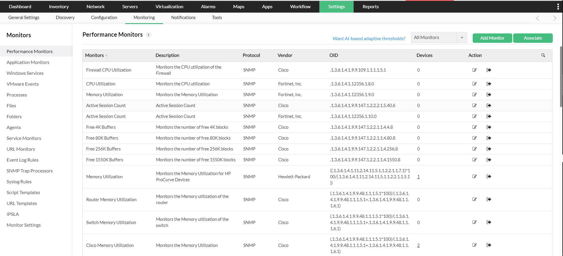 Network Performance Monitoring - ManageEngine OpManager