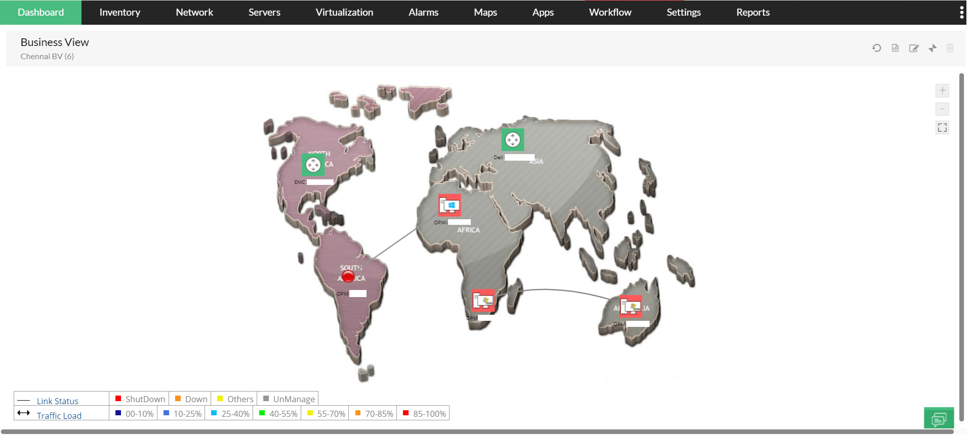 Network Topology Diagram Tool - ManageEngine OpManager