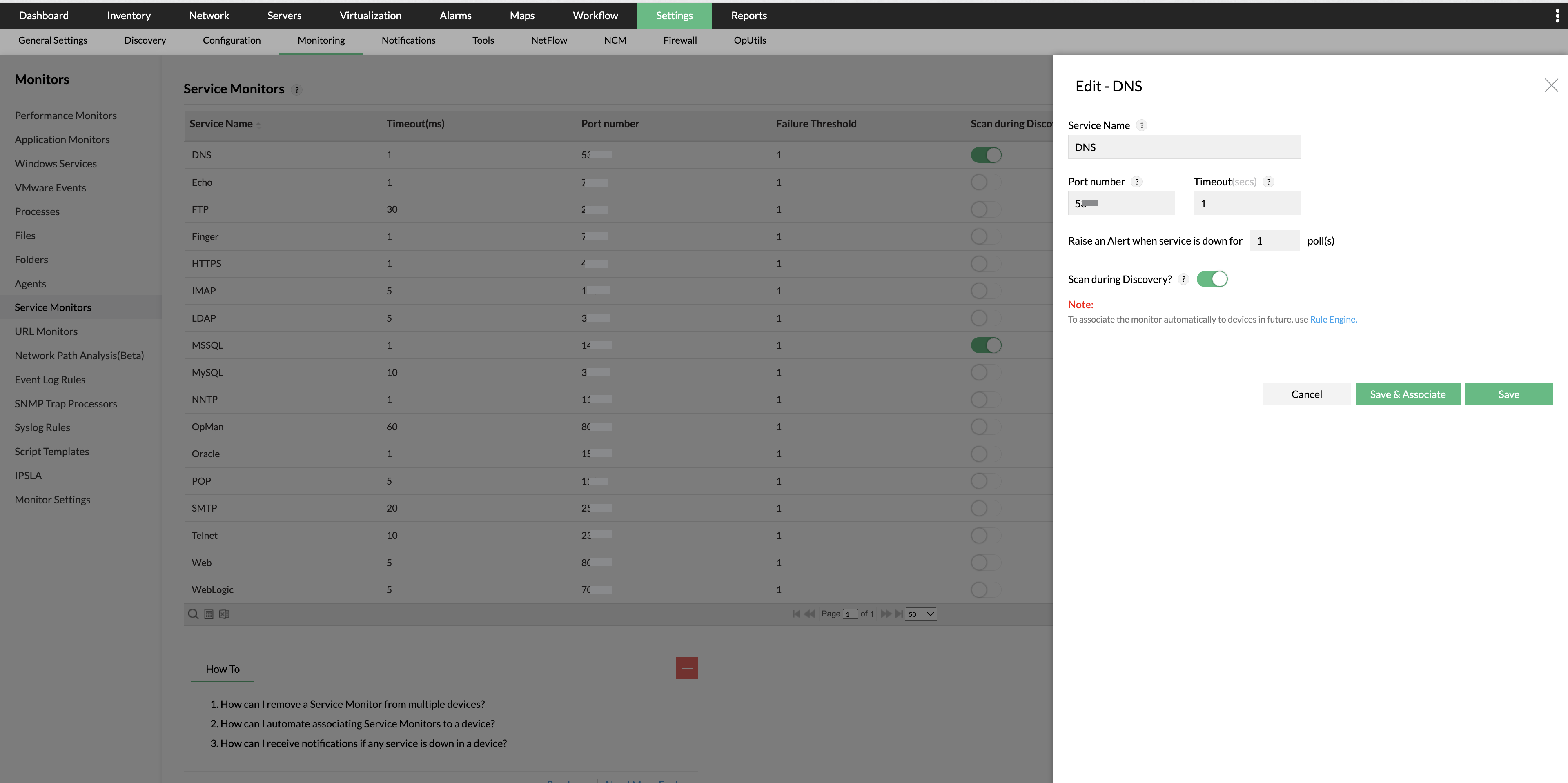 Network Test Tools - ManageEngine OpManager