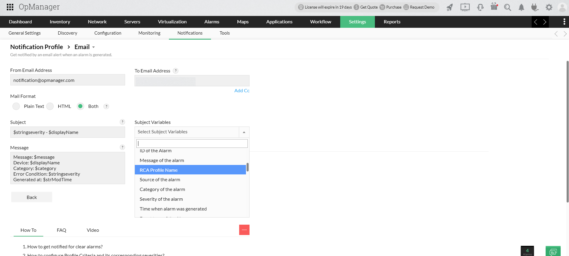 Root Cause Analysis system - ManageEngine OpManager