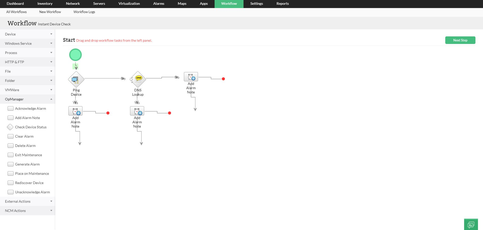 Agentless Network Monitoring Solutions - ManageEngine OpManager