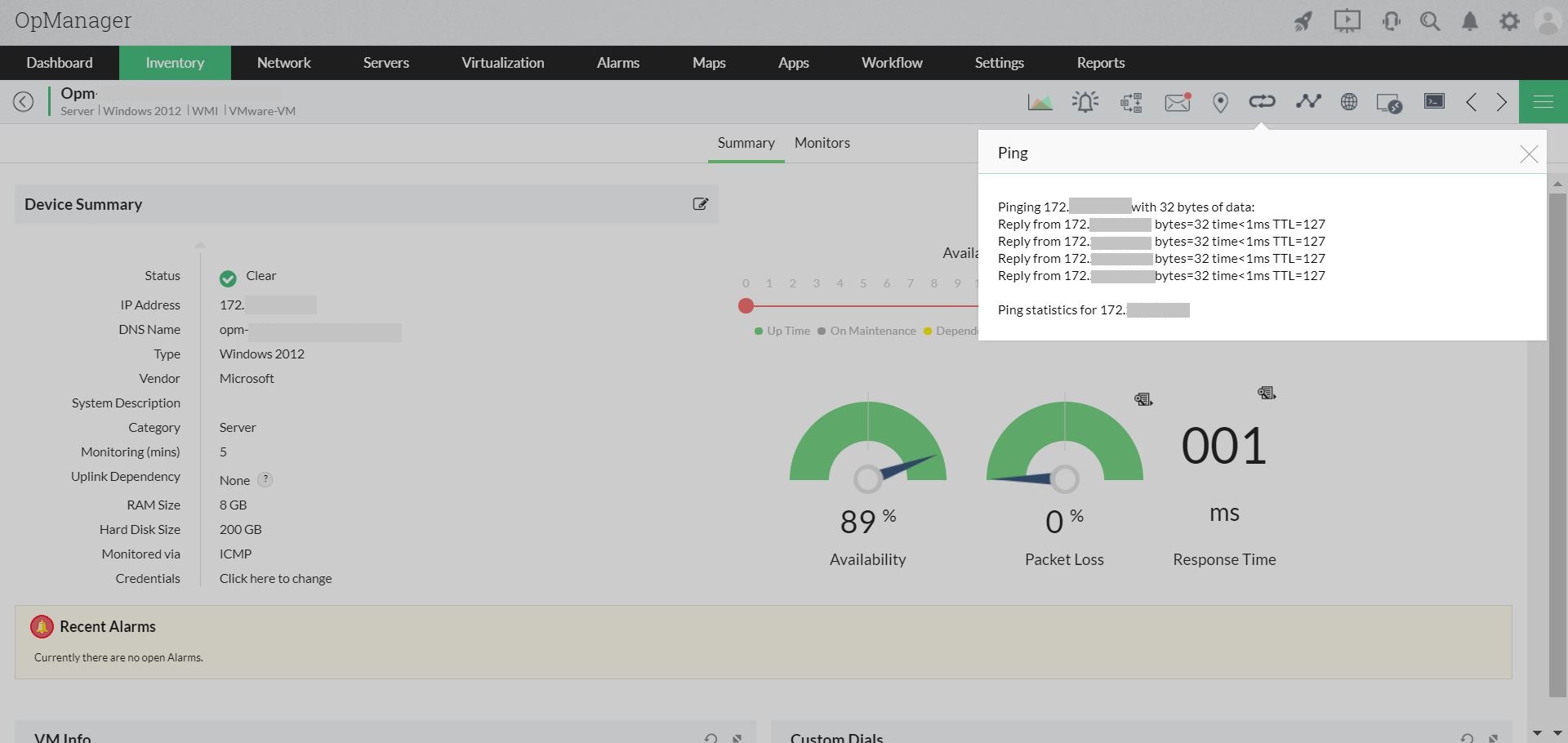 Downtime scheduler- ManageEngine OpManager