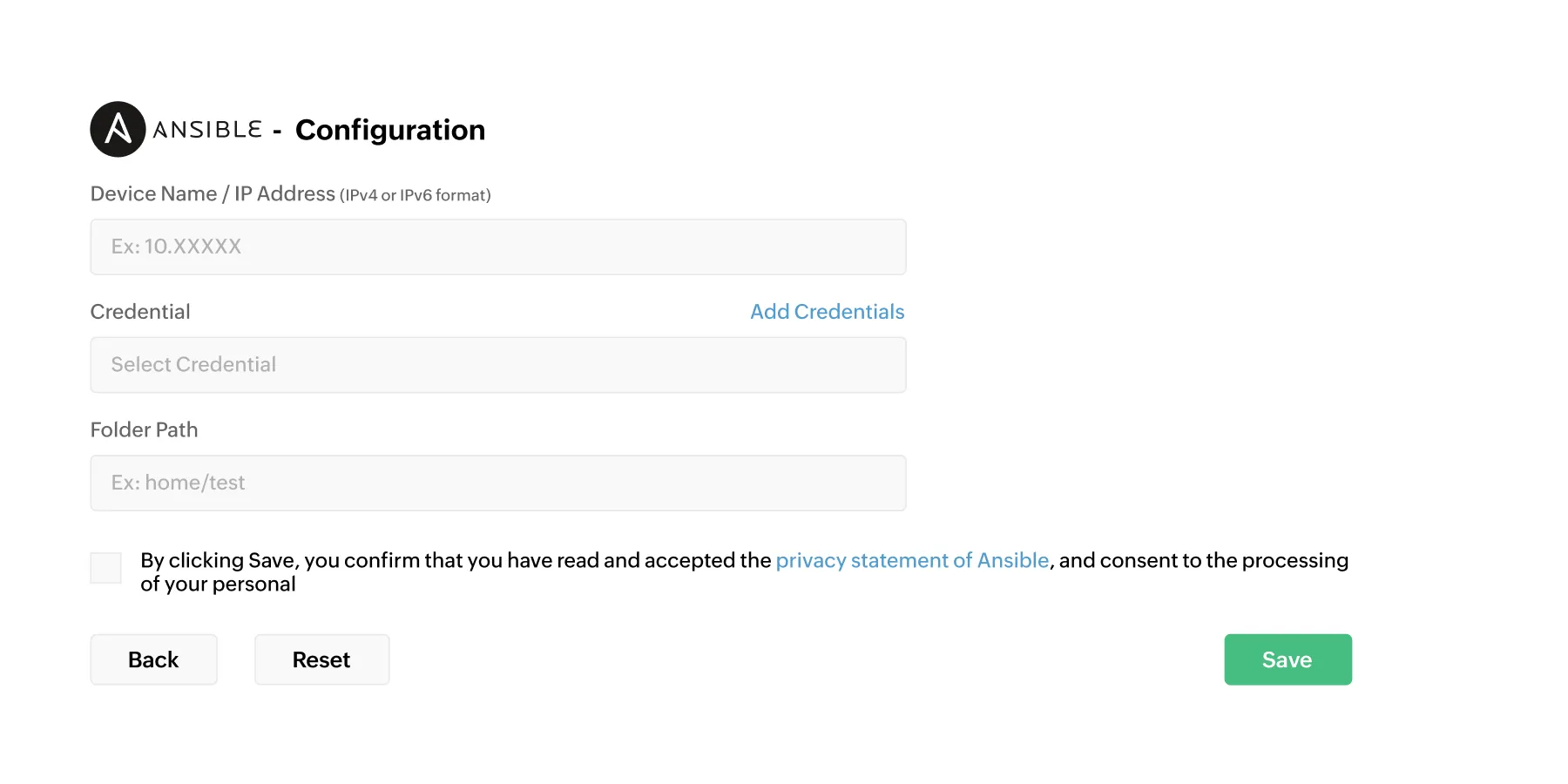 Use OpManager's Ansible integration to automate fault resolution