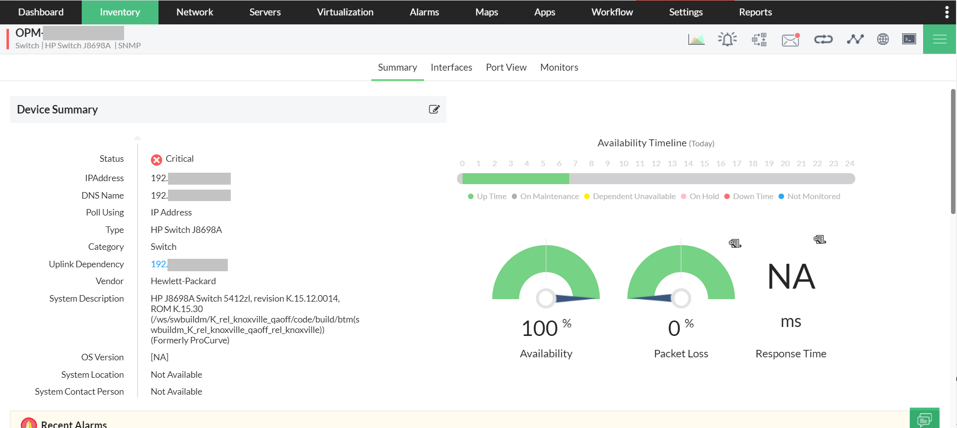 Network Monitoring Tools - ManageEngine OpManager