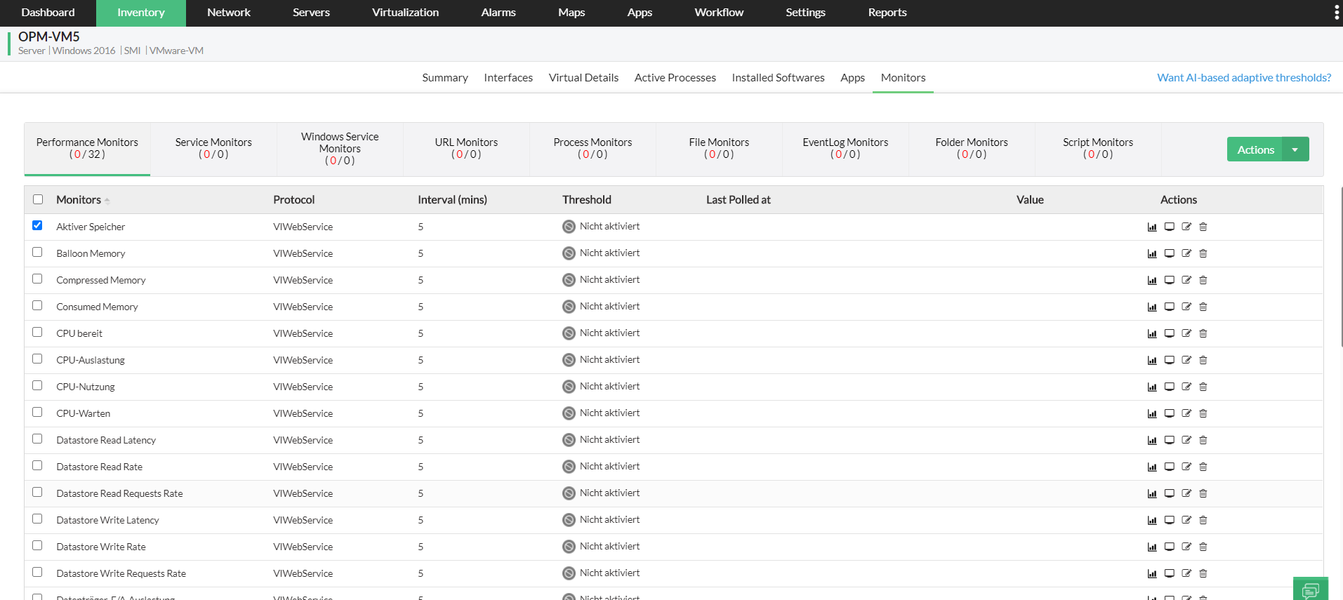 System Performance Monitoring Tools - ManageEngine OpManager