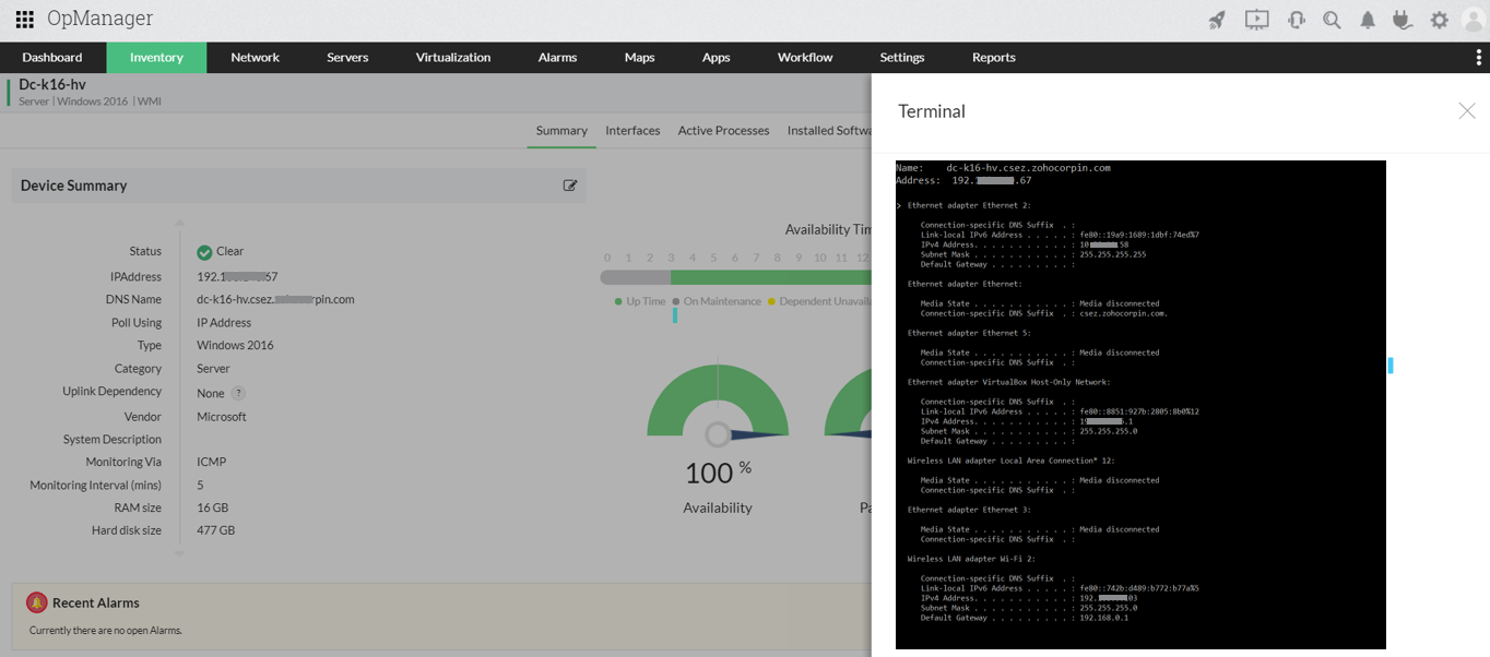 Troubleshooting in Network - ManageEngine OpManager