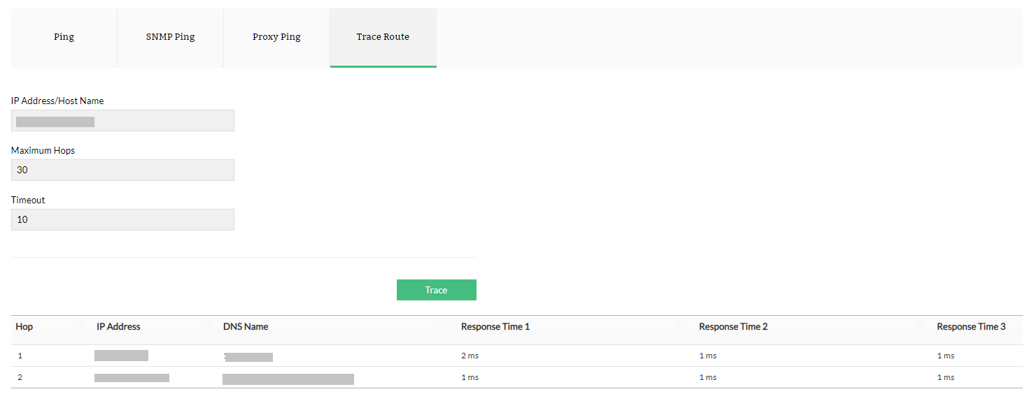 Troubleshooting Tools - ManageEngine OpManager