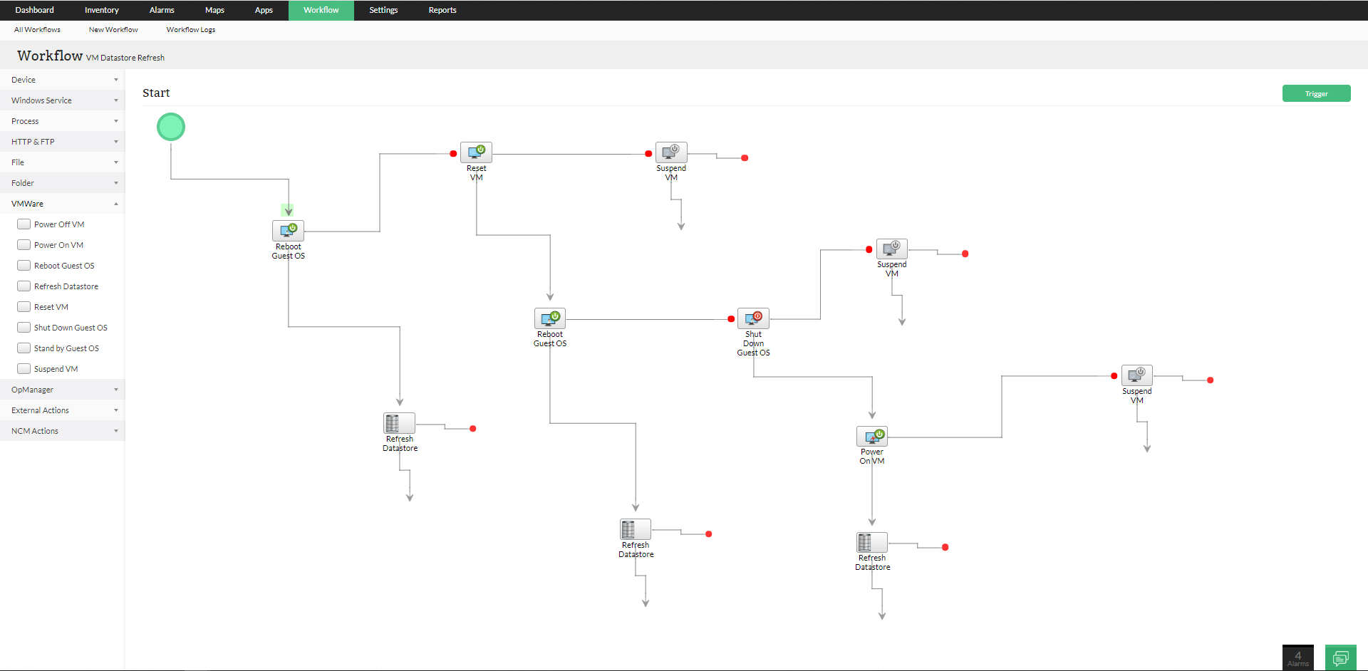 Virtual machine monitoring software - ManageEngine OpManager