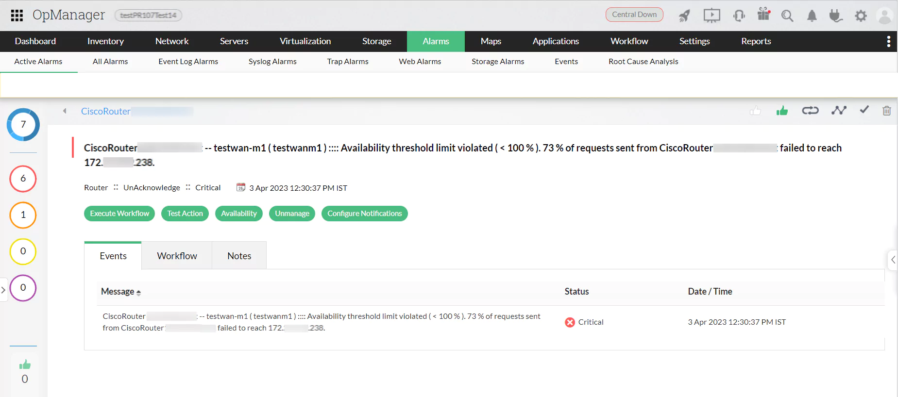 IPSLA monitoring - ManageEngine OpManager