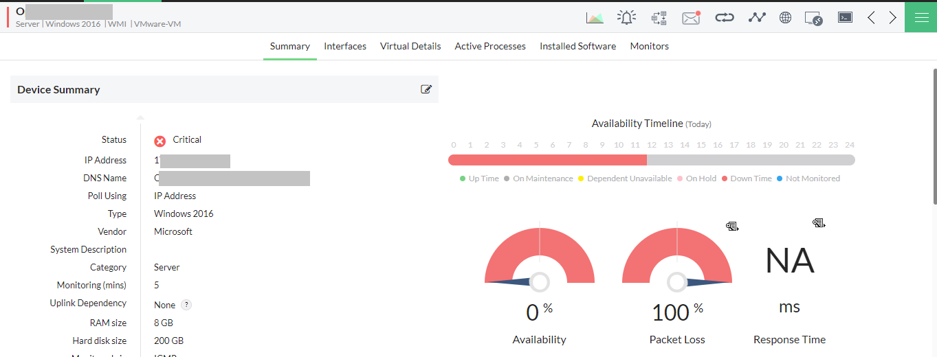 Monitor Windows Processes - ManageEngine OpManager