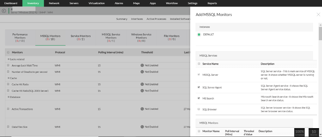 Monitoring WMI - ManageEngine OpManager