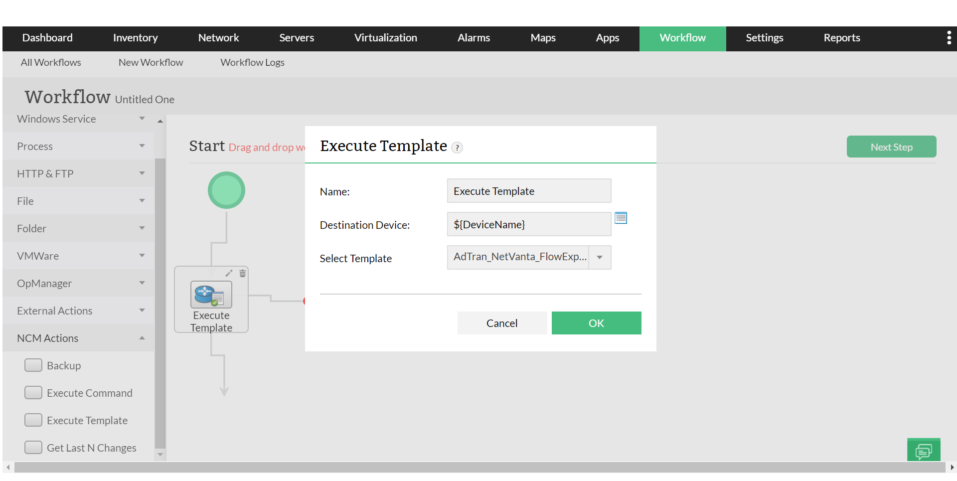 Intent-based Network Security (IBNS) - ManageEngine OpManager