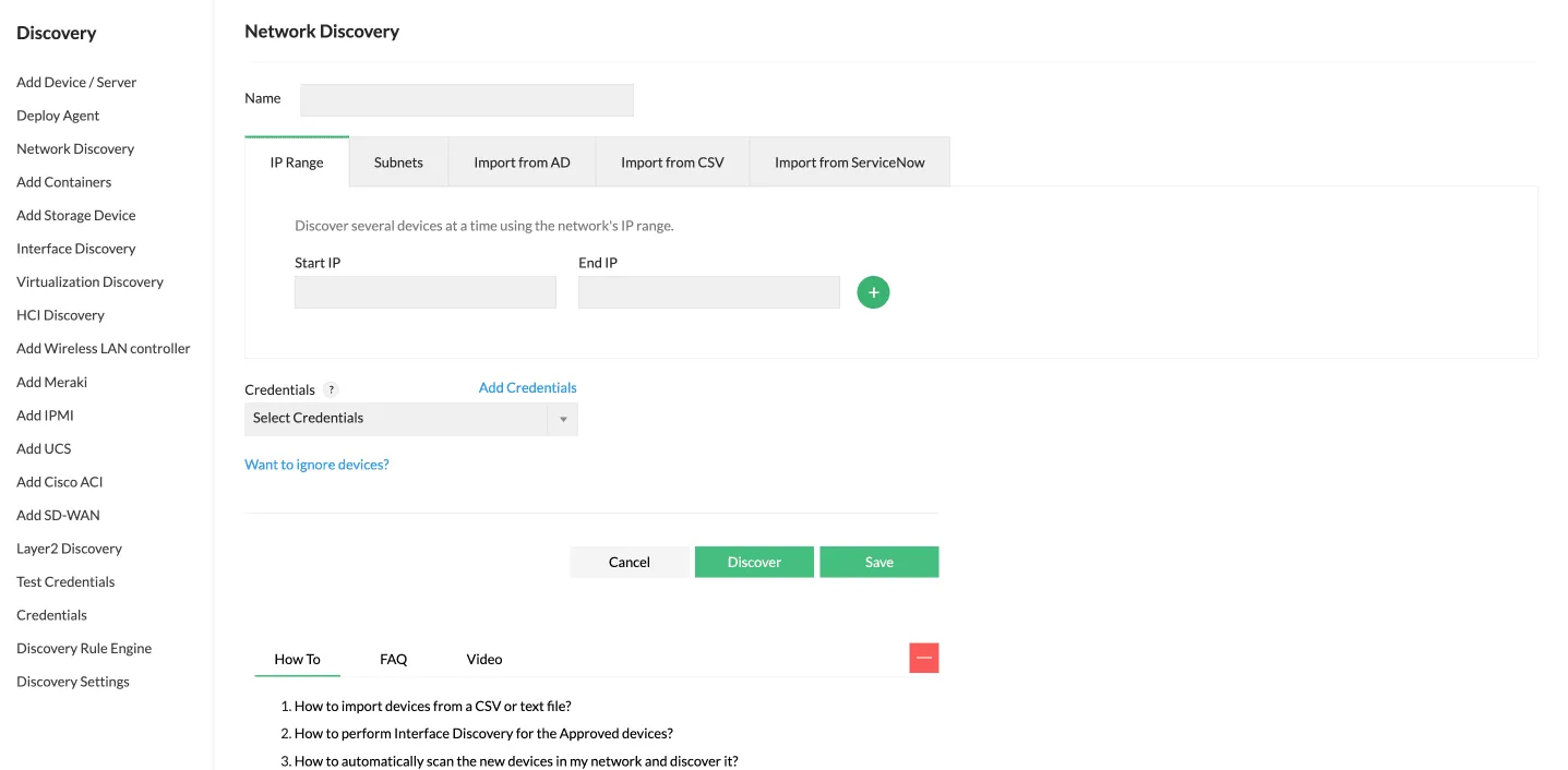 Discover, classify, & start monitoring in minutes