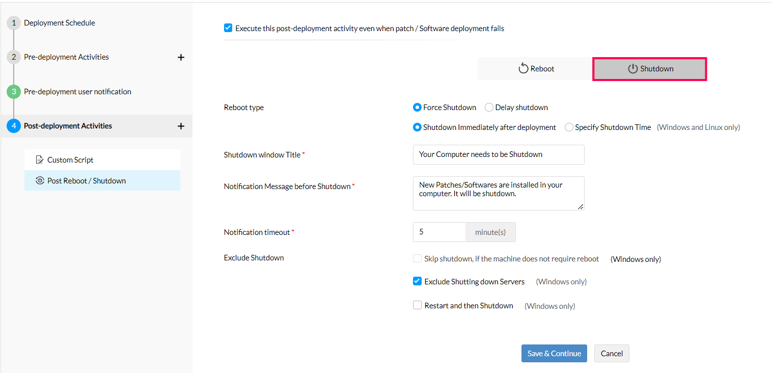 patch deployment policies