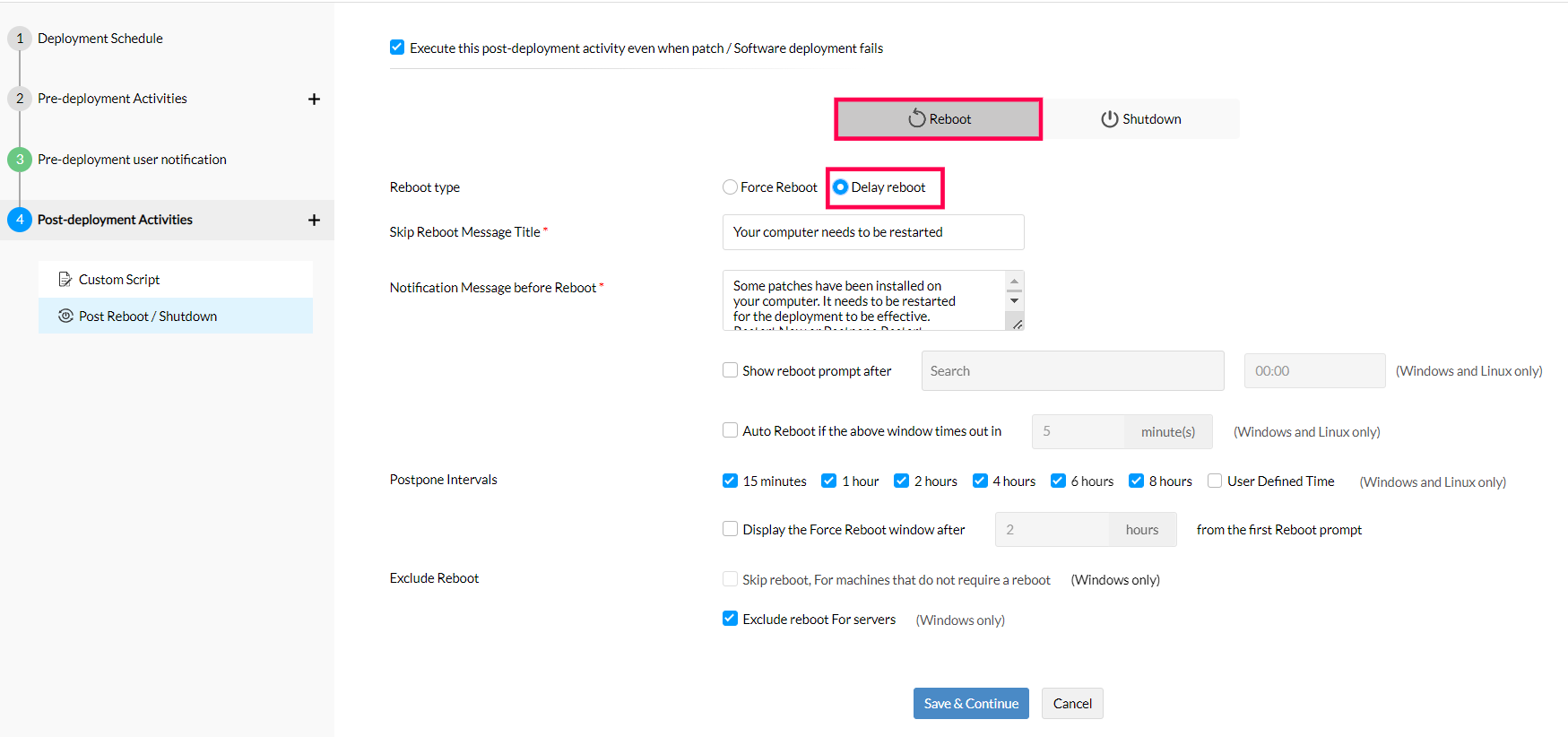 patch deployment policy
