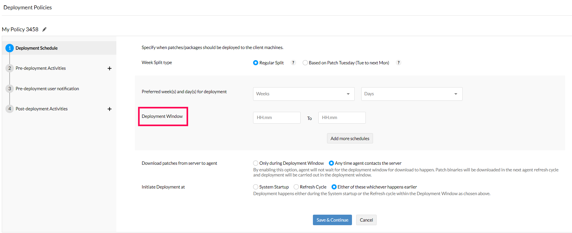 patch deployment policies