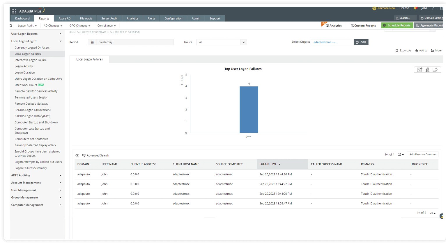 Instant security alerts