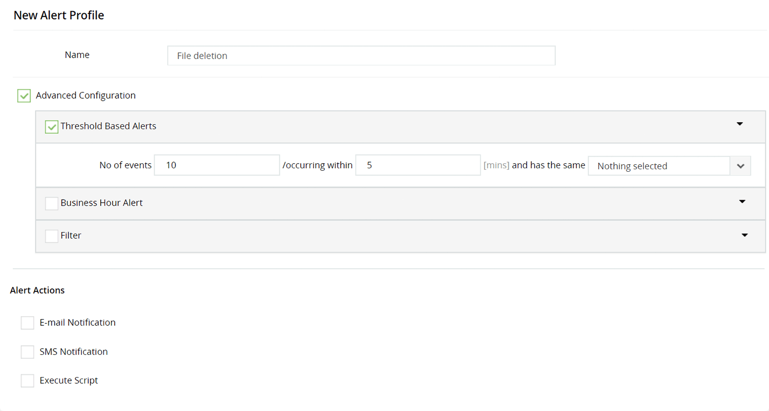 instant security alerts