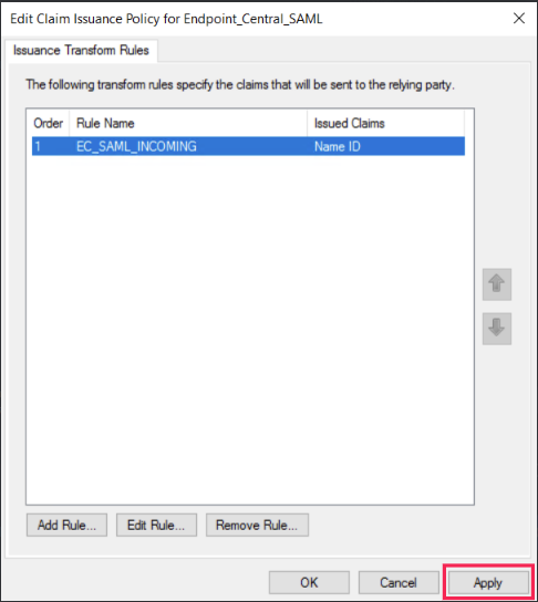 select apply click ok 