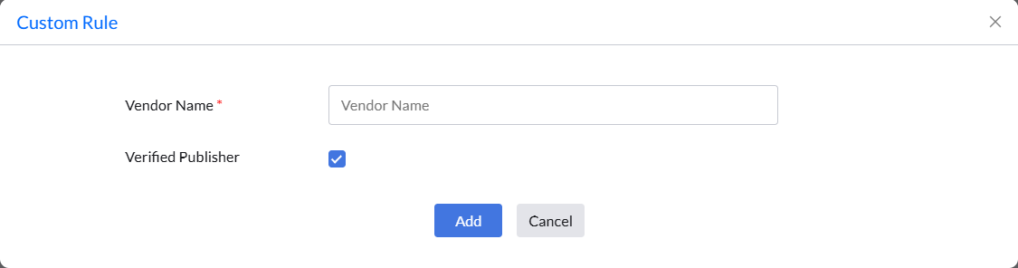 EPM Custom Rule