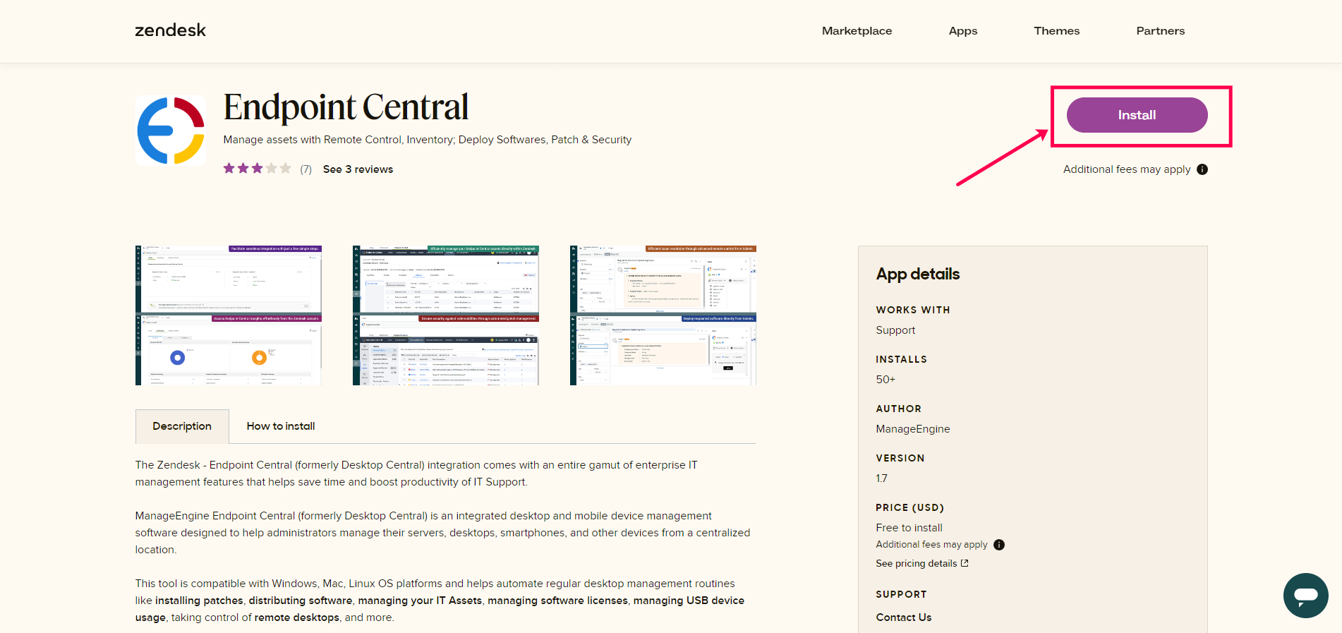 Endpoint Central in Zendesk Marketplace