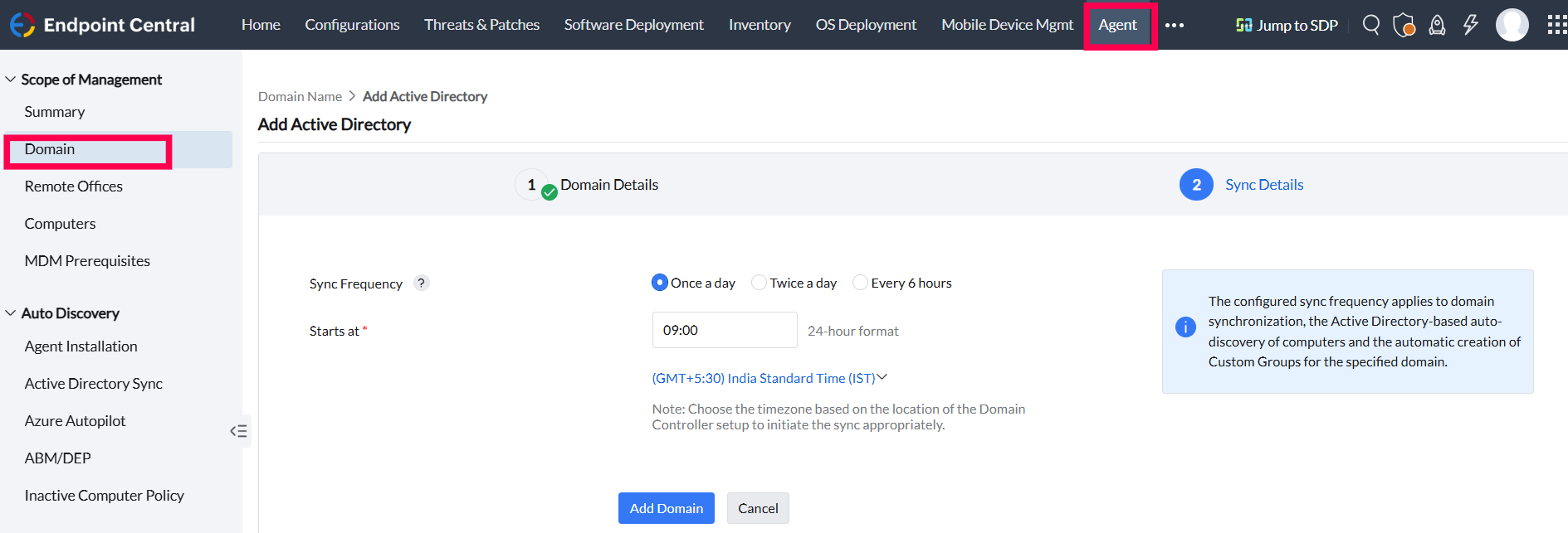 domain-addition-in-endpoint-central