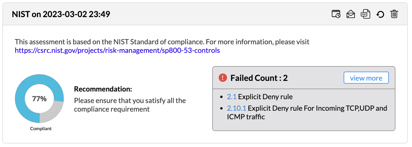 NIST Compliance- ManageEngine Firewall Analyzer