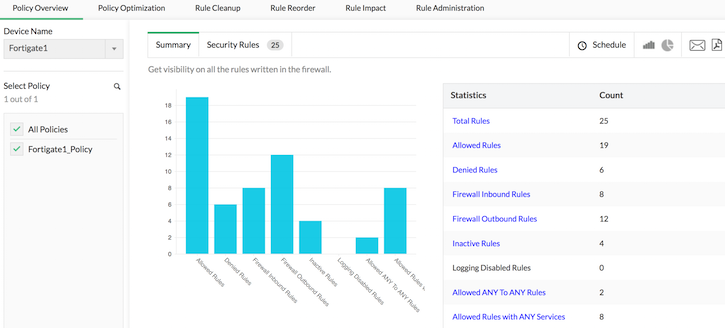 Configuring Firewall Rules - ManageEngine Firewall Analyzer