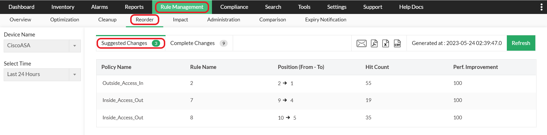 Firewall Rule Analyzer - ManageEngine Firewall Analyzer