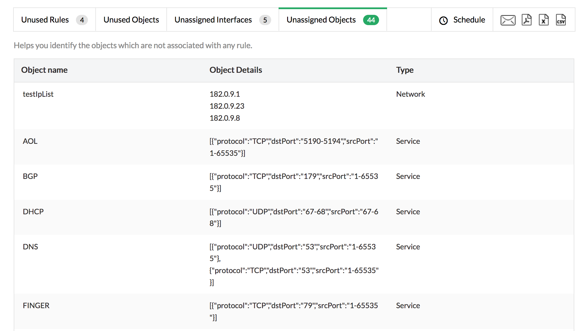 Firewall rule cleanup tool - ManageEngine Firewall Analyzer