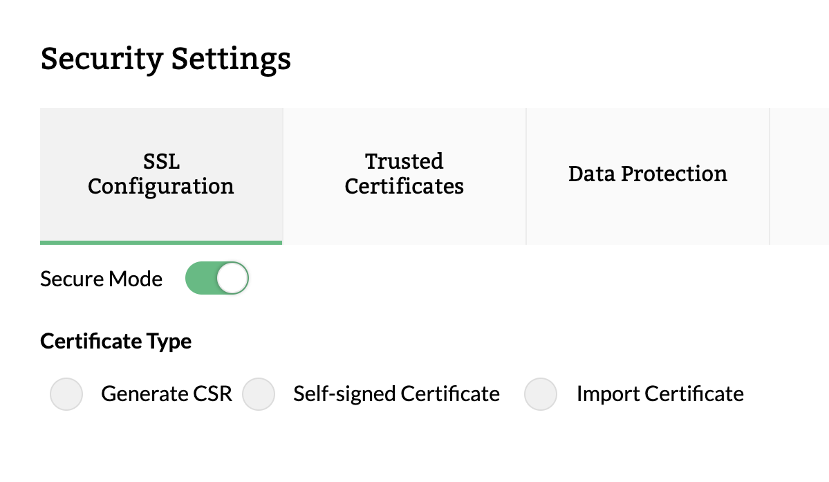 SSL Configuration