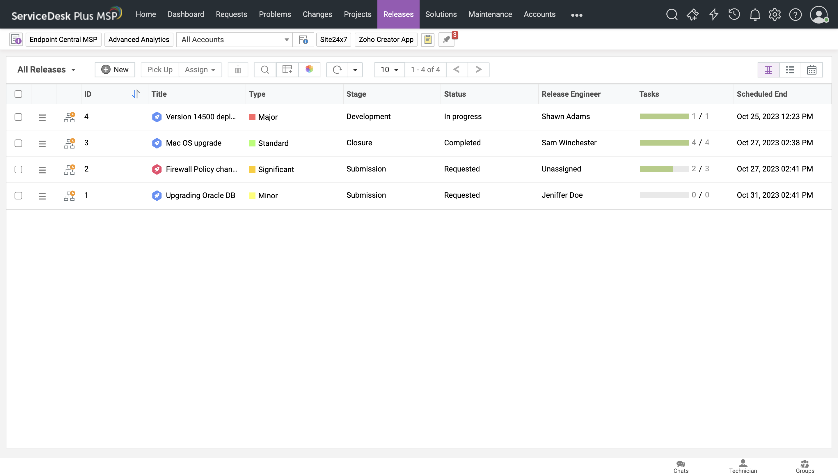 Release management tool