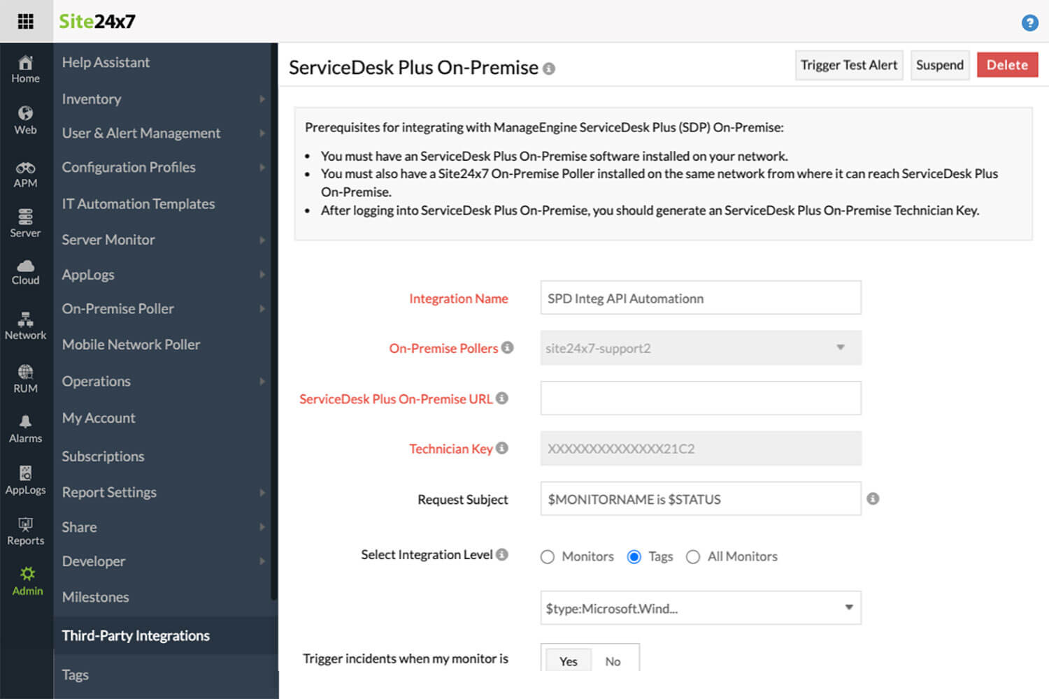 Cloud-based performance monitoring